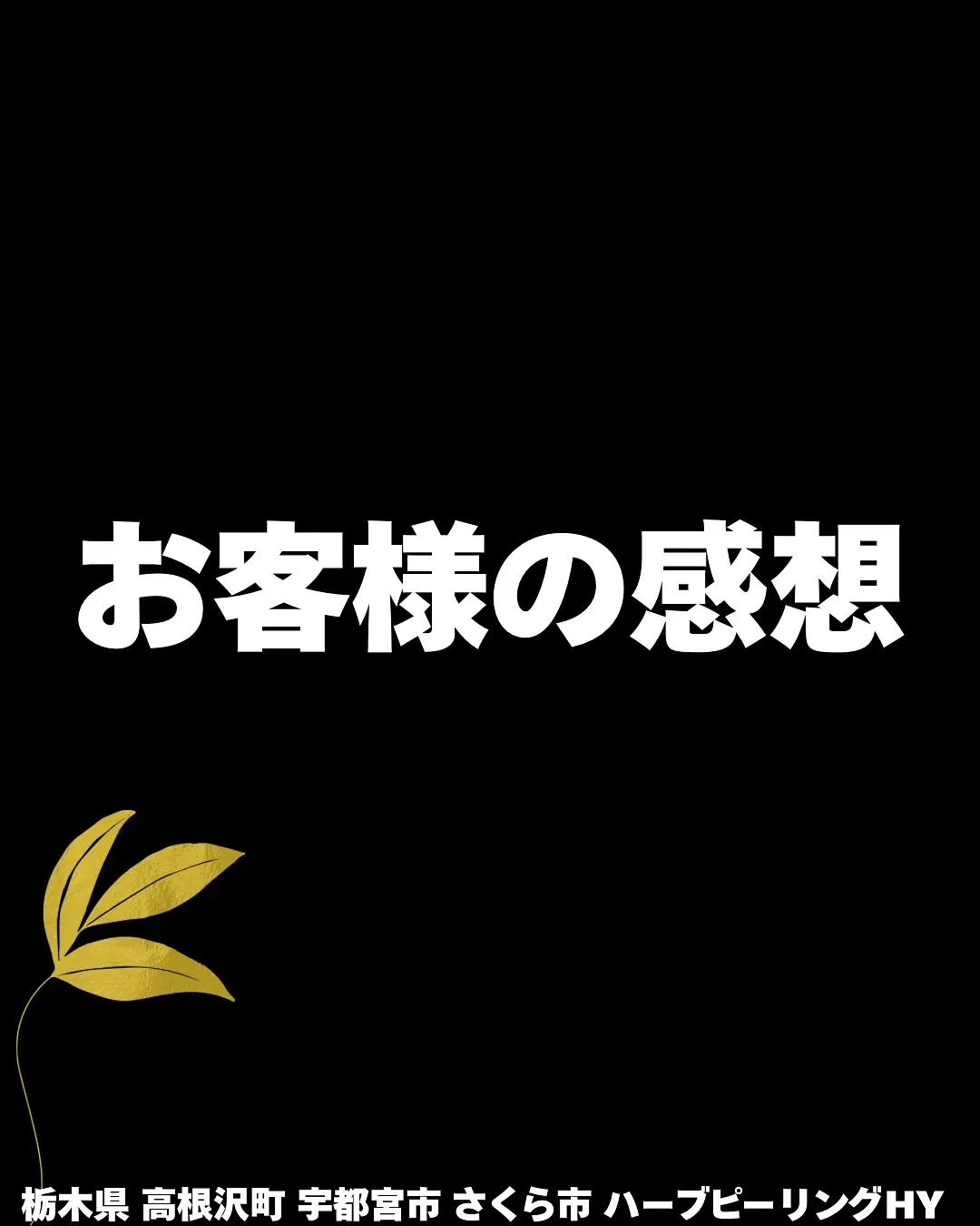 【お客様の感想】