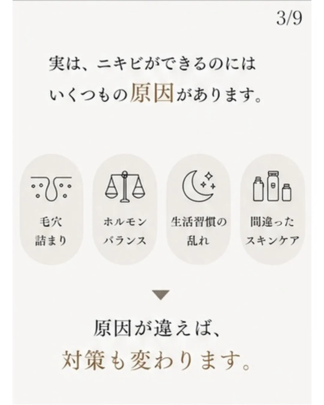 「そのニキビ、ずっと悩んでいませんか？」