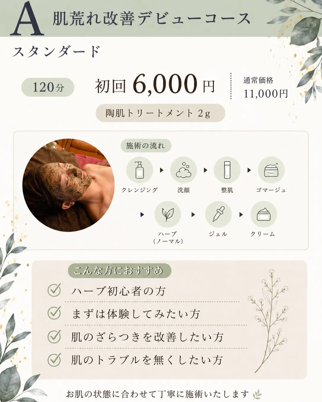 「どのメニューを選べばいいかわからない…」