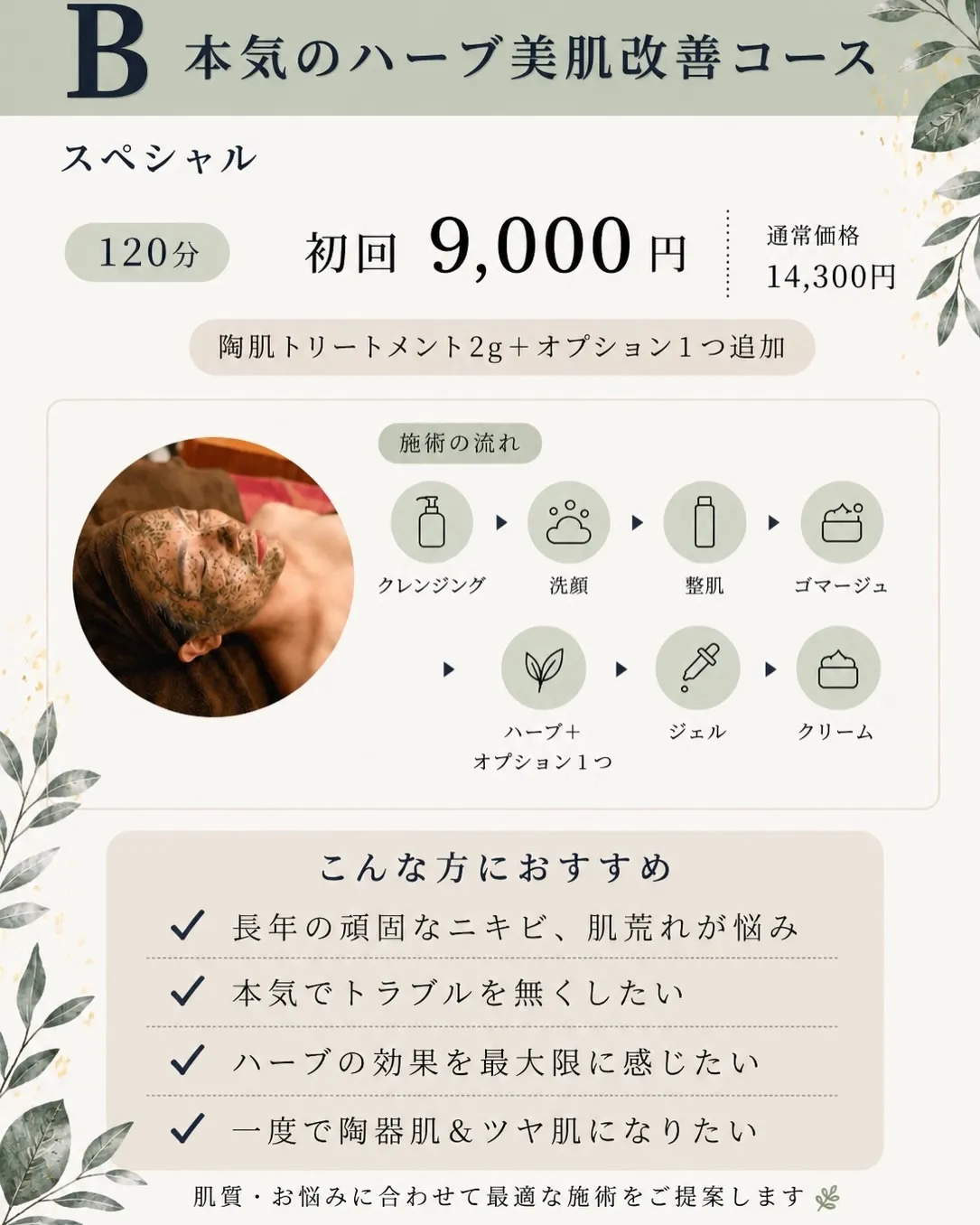 「どのメニューを選べばいいかわからない…」